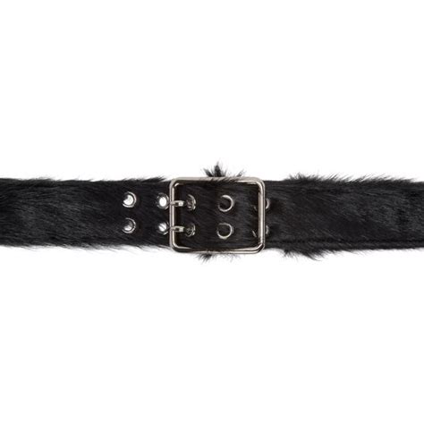 black prada belt|prada fur belt.